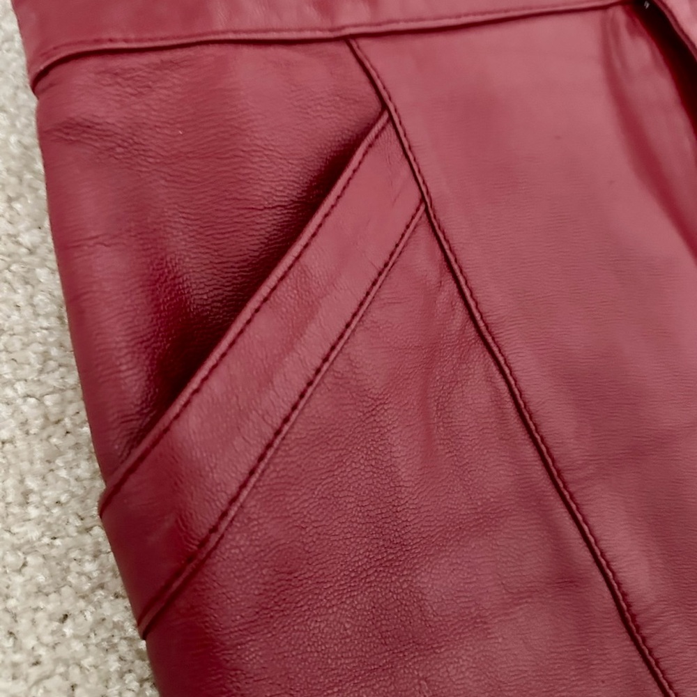 JohnPaulRichard - Vintage Red Mini Skirt - Picture 5 of 6